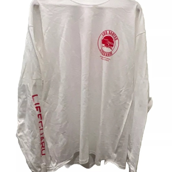 GTA 5 Rockstar Games Los Santos County Lifeguard T-Shirt Size XL or 2XL New - Picture 4 of 8